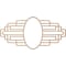 Ekena Millwork Elizabeth Wood Fretwork Pierced Ceiling Medallion, Alder, 22"W x 11"H x 6"IW x 10 3/8"IH x 3/8"T CMWP22X11X0375EBAL - alternate 3